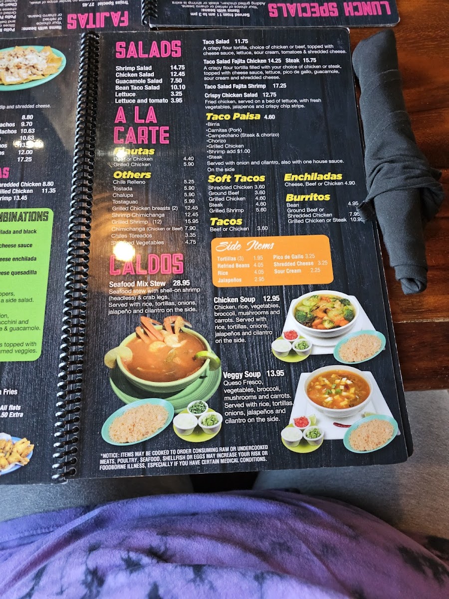 Menu Las Trojas Cantina-9