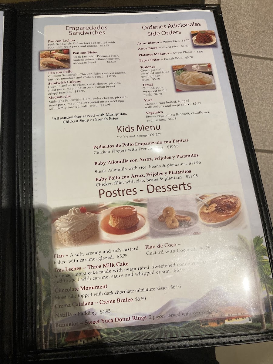 Menu Las Vegas Cuban Cuisine-10