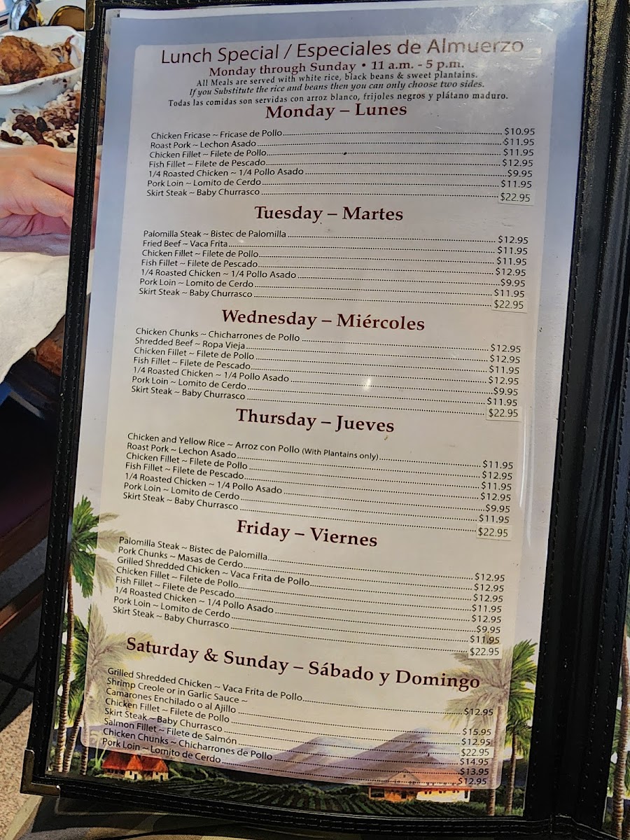 Menu Las Vegas Cuban Cuisine-4