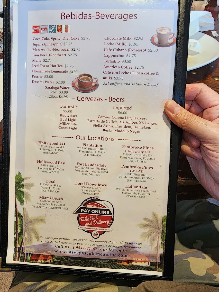 Menu Las Vegas Cuban Cuisine-5