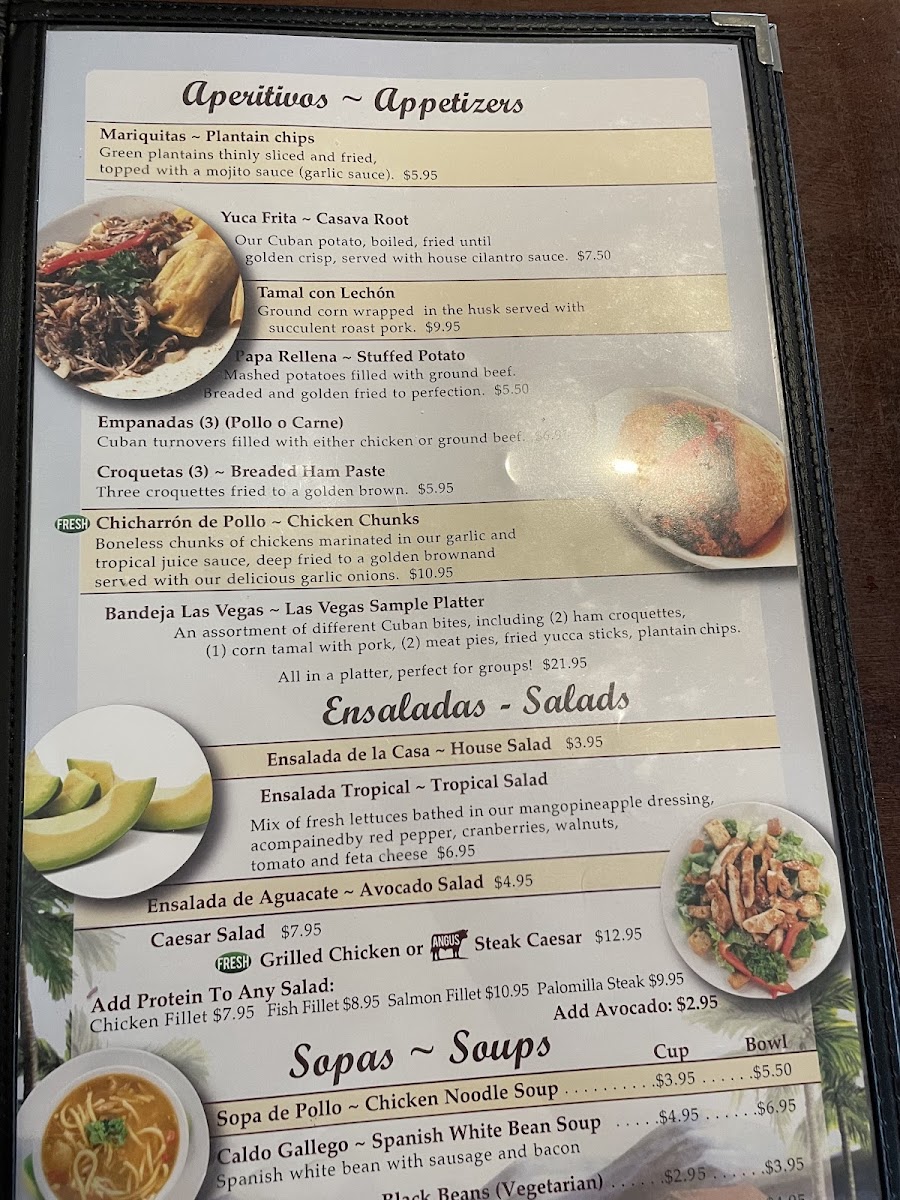 Menu Las Vegas Cuban Cuisine-7