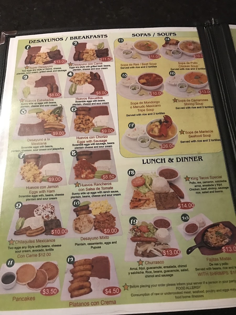 Menu Las Vegas Restaurant & Bar-5