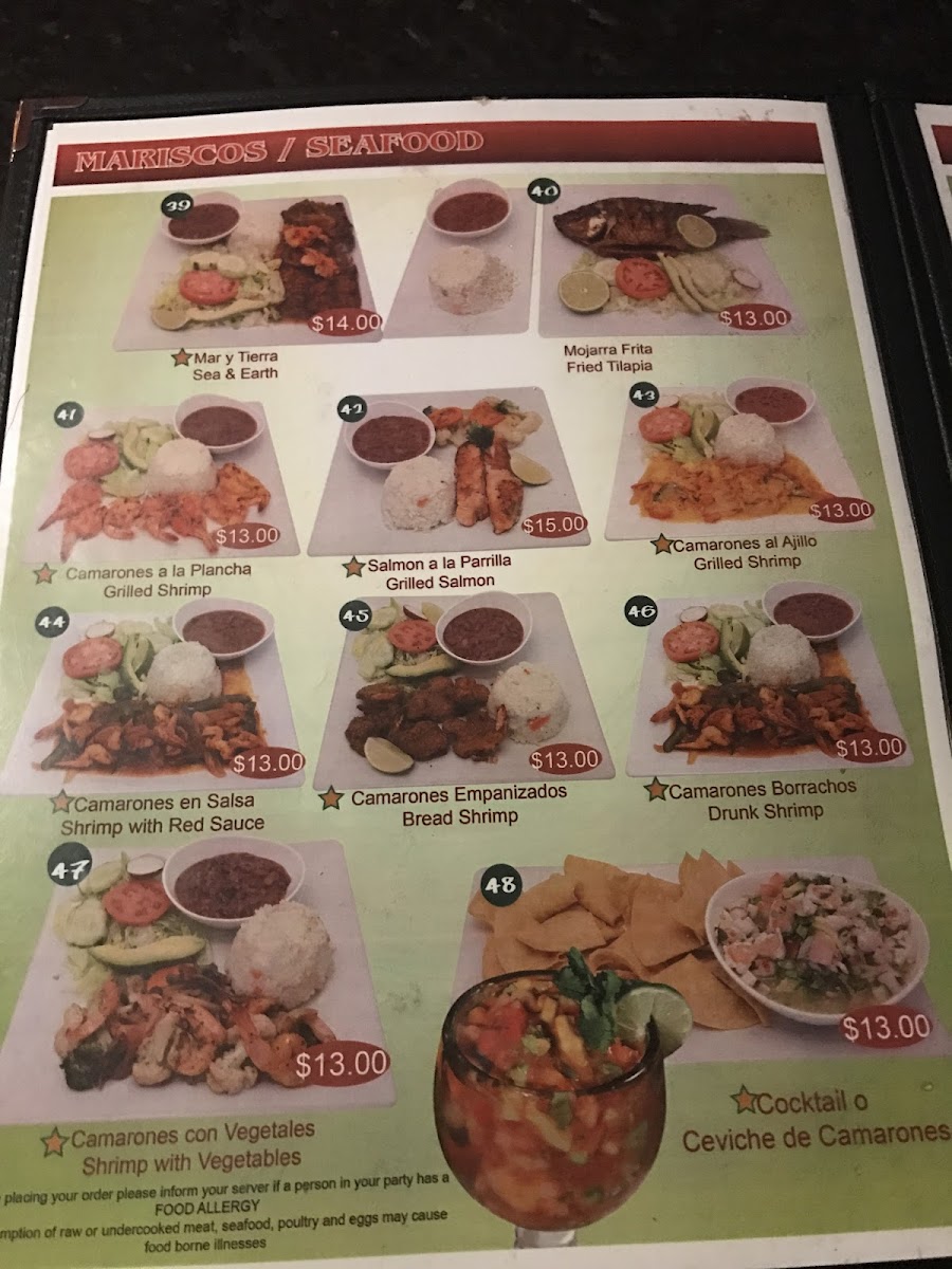 Menu Las Vegas Restaurant & Bar-9