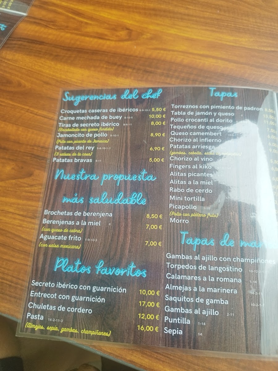 Menu Las Vegas-2