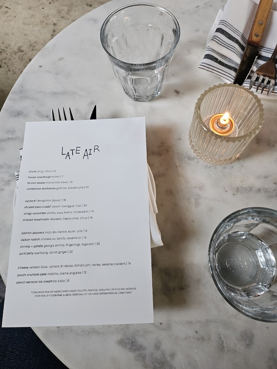Menu Late Air-6