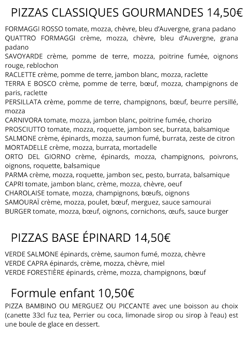 Menu L'atelier À Pizza Chez Pp-1
