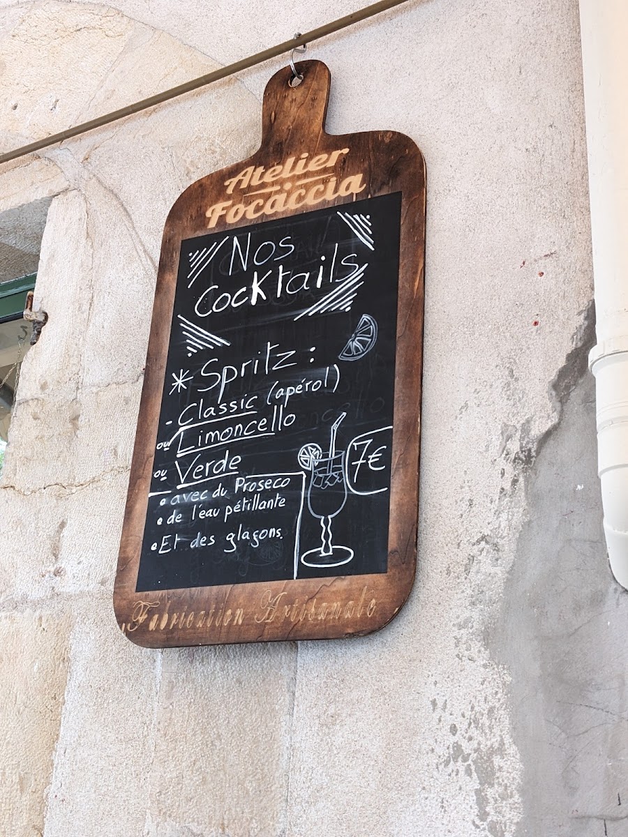 Menu L’Atelier Focaccia-6