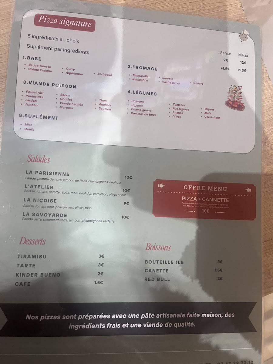 Menu L'atelier Paris Pizzas-4