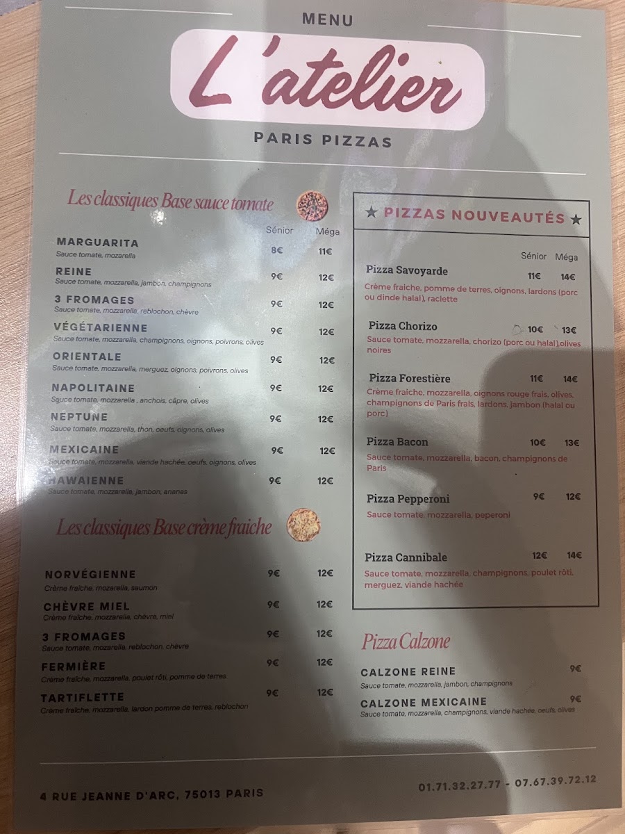 Menu L'atelier Paris Pizzas-6