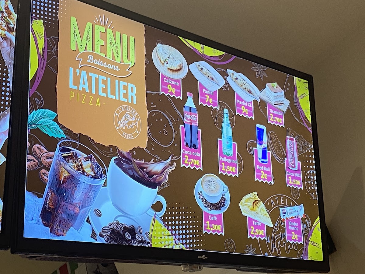 Menu L'atelier Paris Pizzas-7