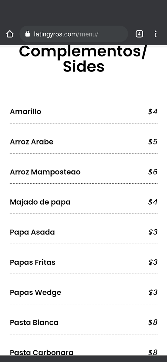 Menu Latin Gyros-10