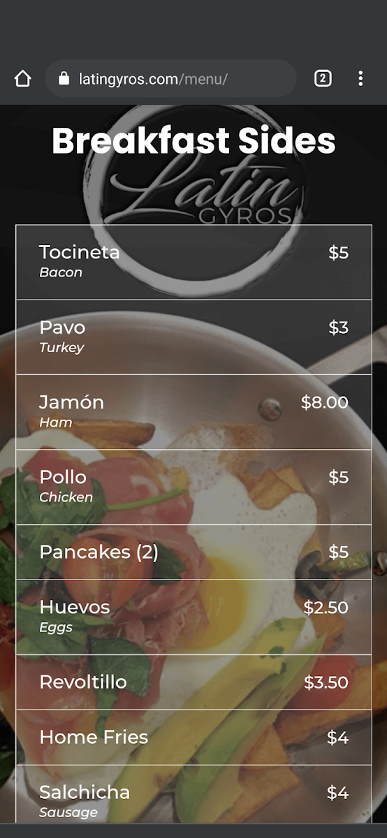 Menu Latin Gyros-4