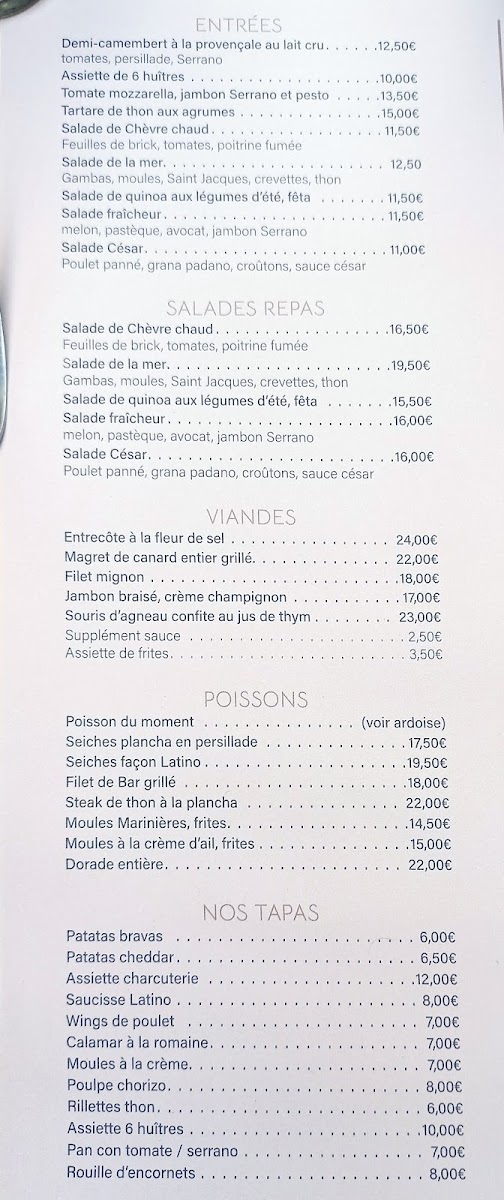 Menu Latino Beach Restaurant-6