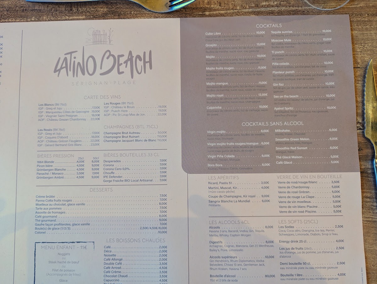 Menu Latino Beach Restaurant-9