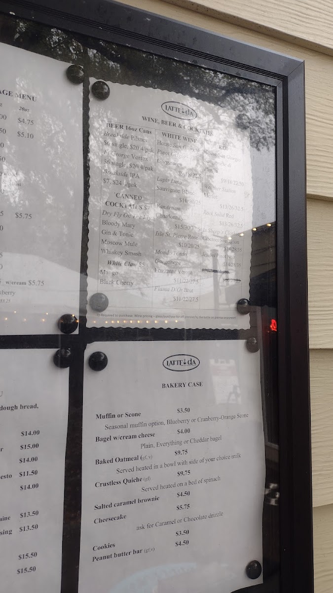Menu Latte Da Coffeehouse & Wine Bar-4