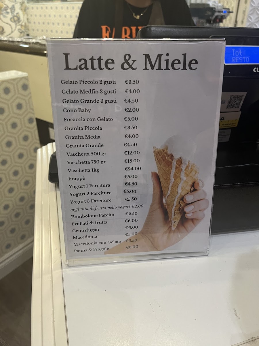 Menu Latte E Miele Gelateria-3