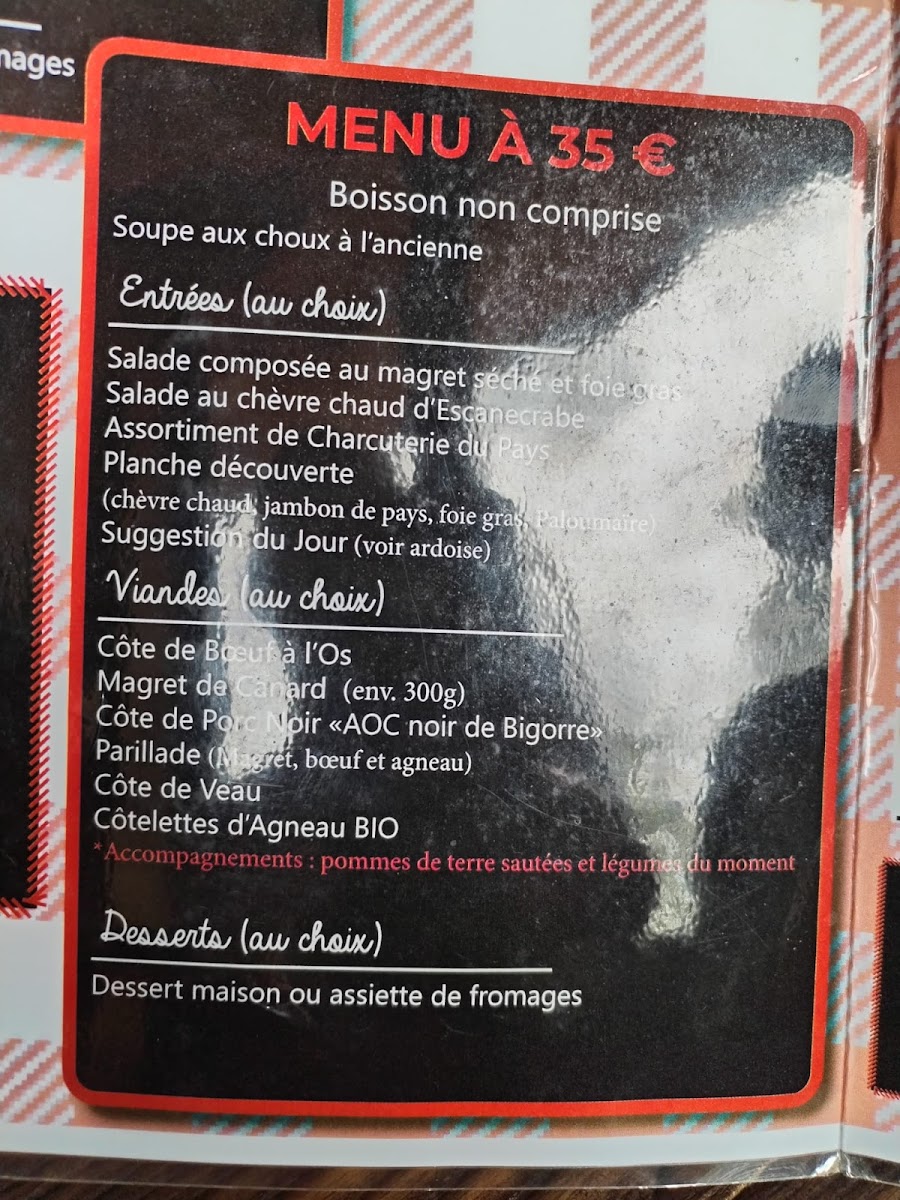 Menu L'auberge Champêtre-2