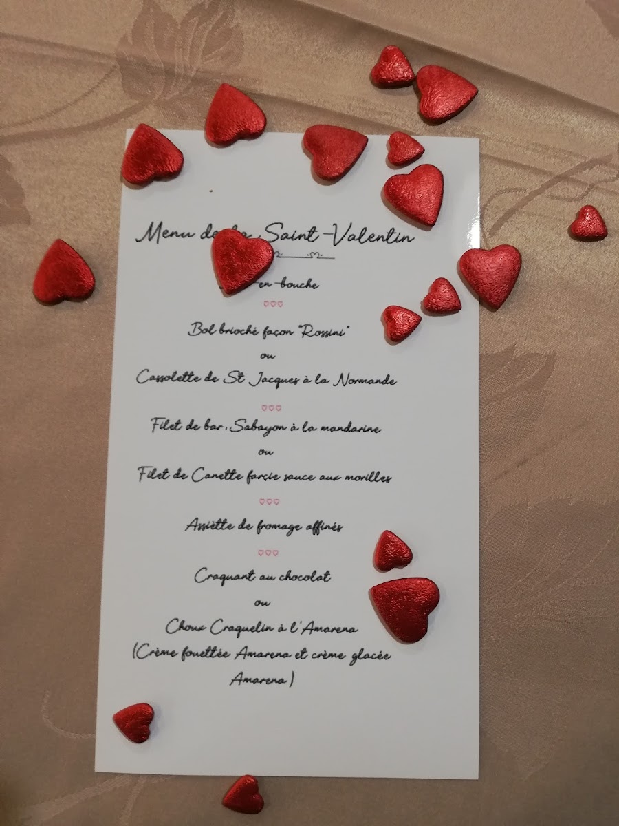 Menu L'auberge Du Colvert-1