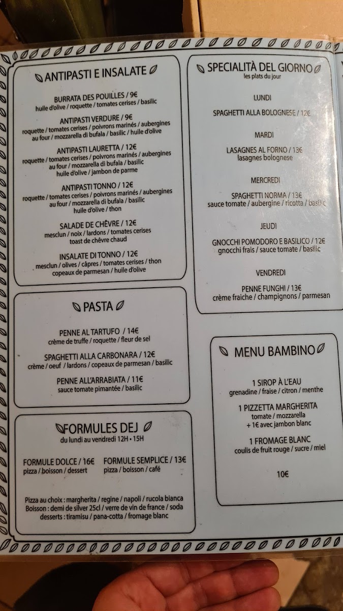 Menu Lauretta-3