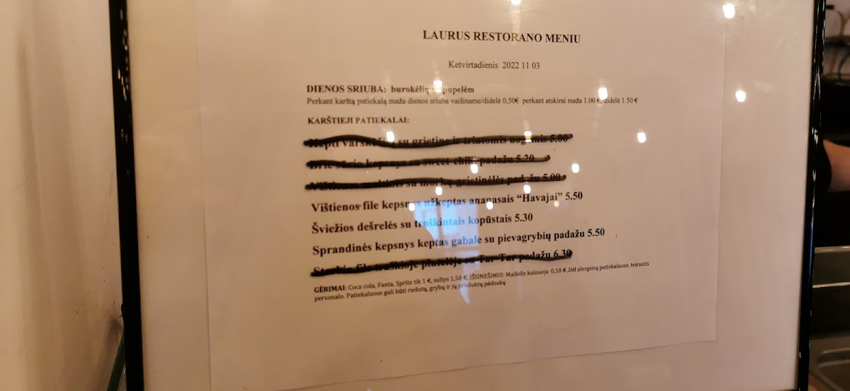 Menu Laurus Kalantos-1