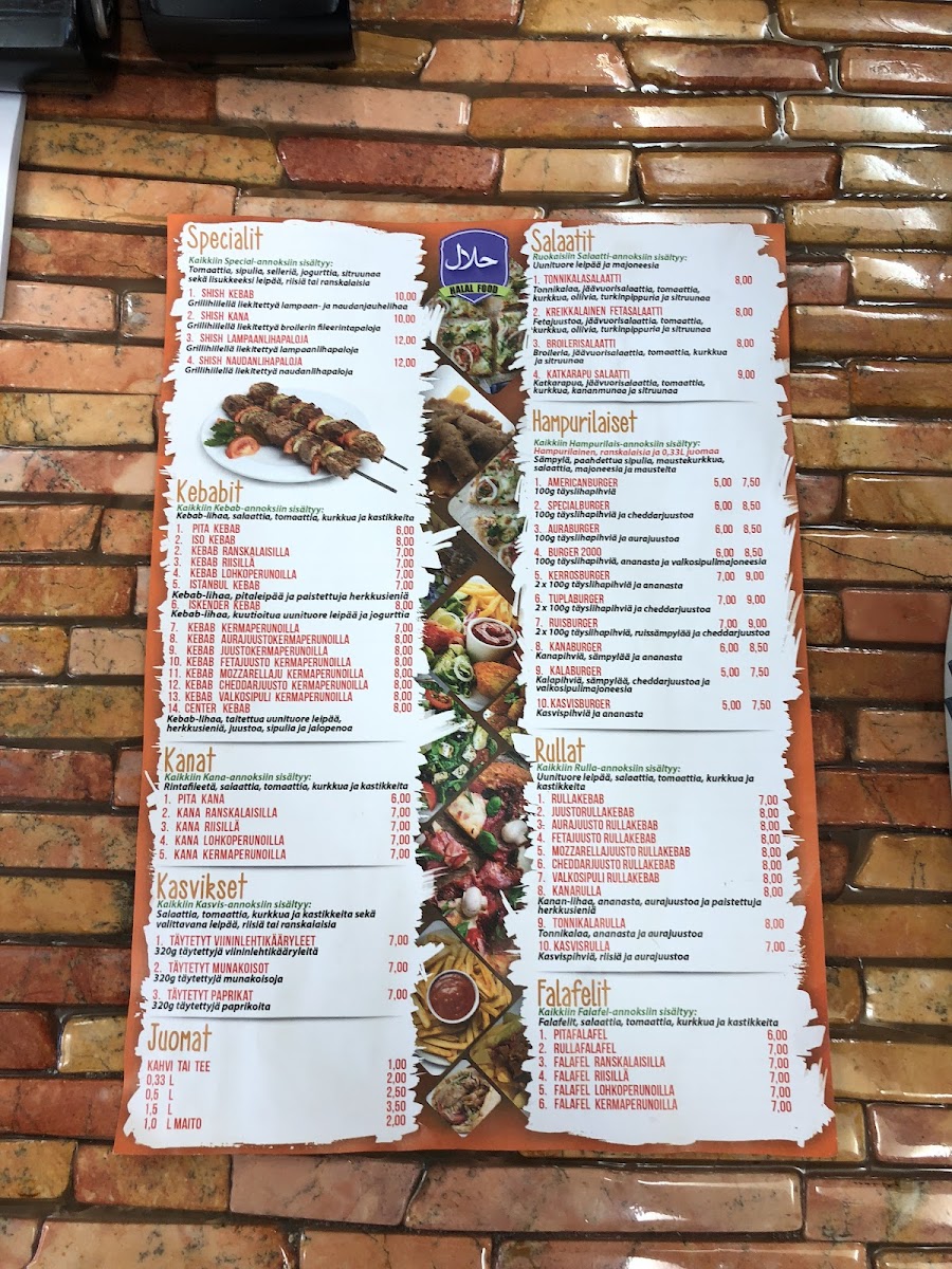 Menu Lausteen Ravintola-2