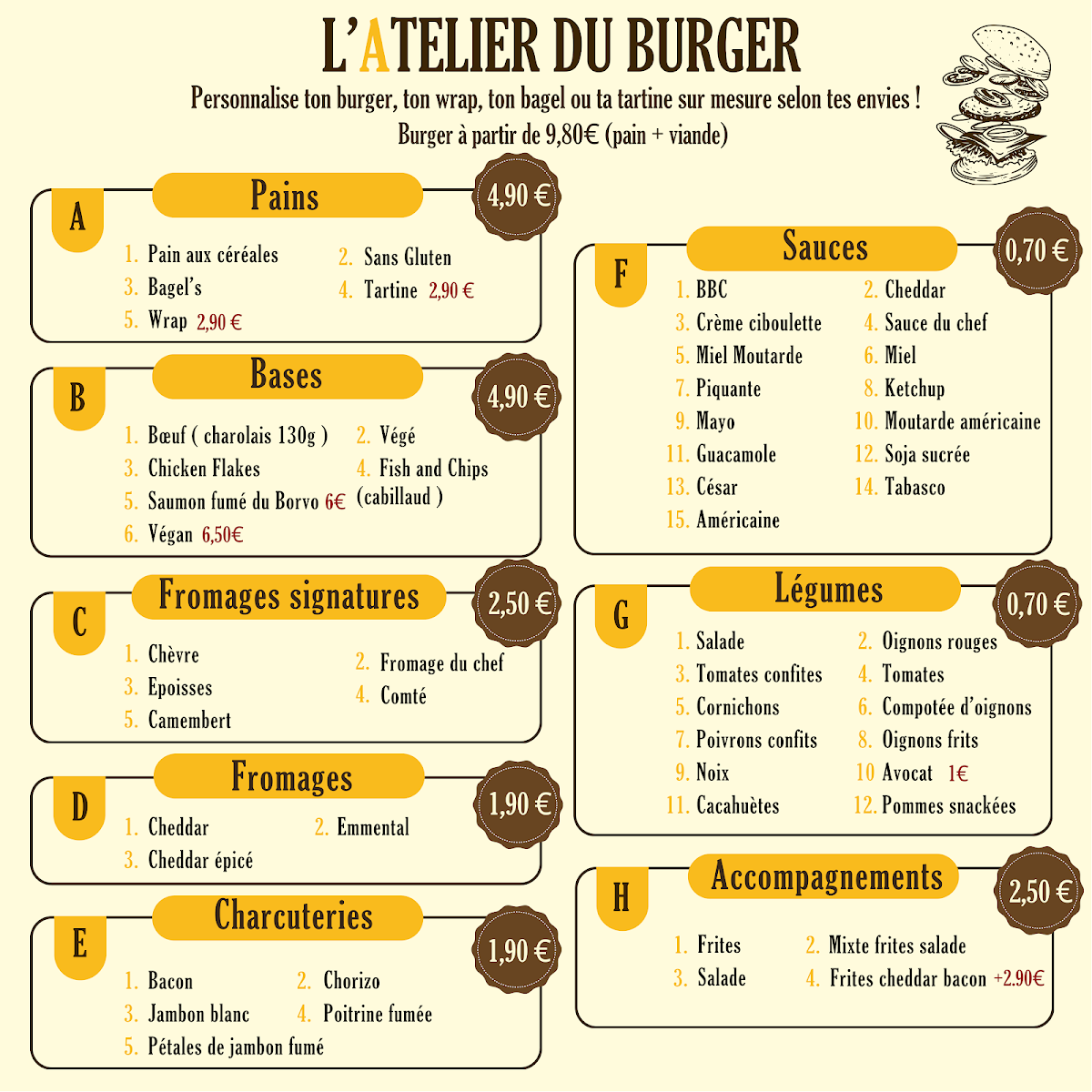 Menu L'authentique Burger-8