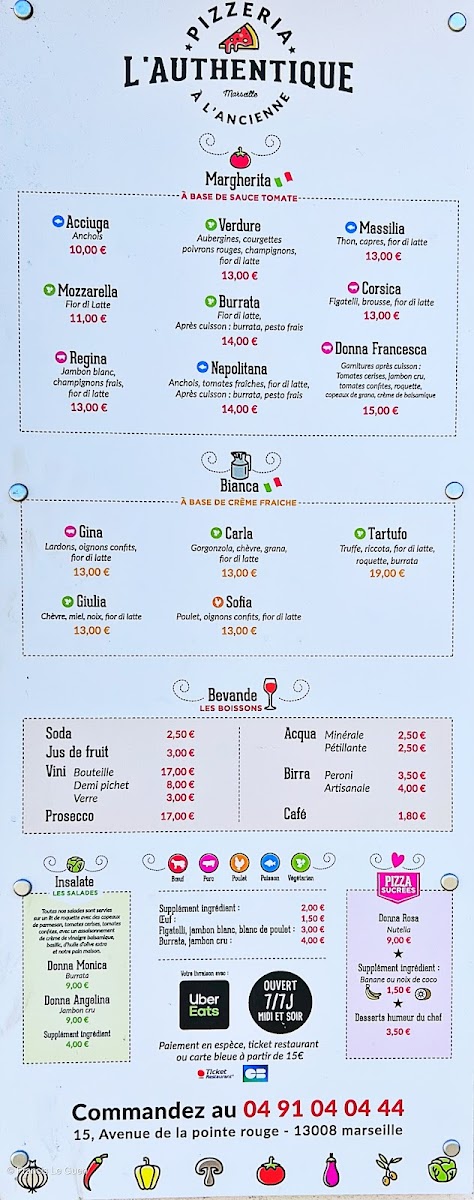 Menu L'authentique Pizza-3