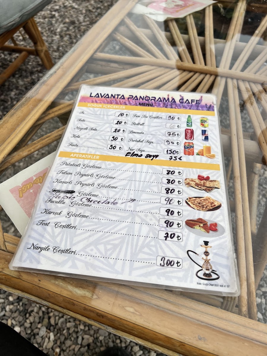 Menu Lavanta Panorama Cafe Ortahisar-4