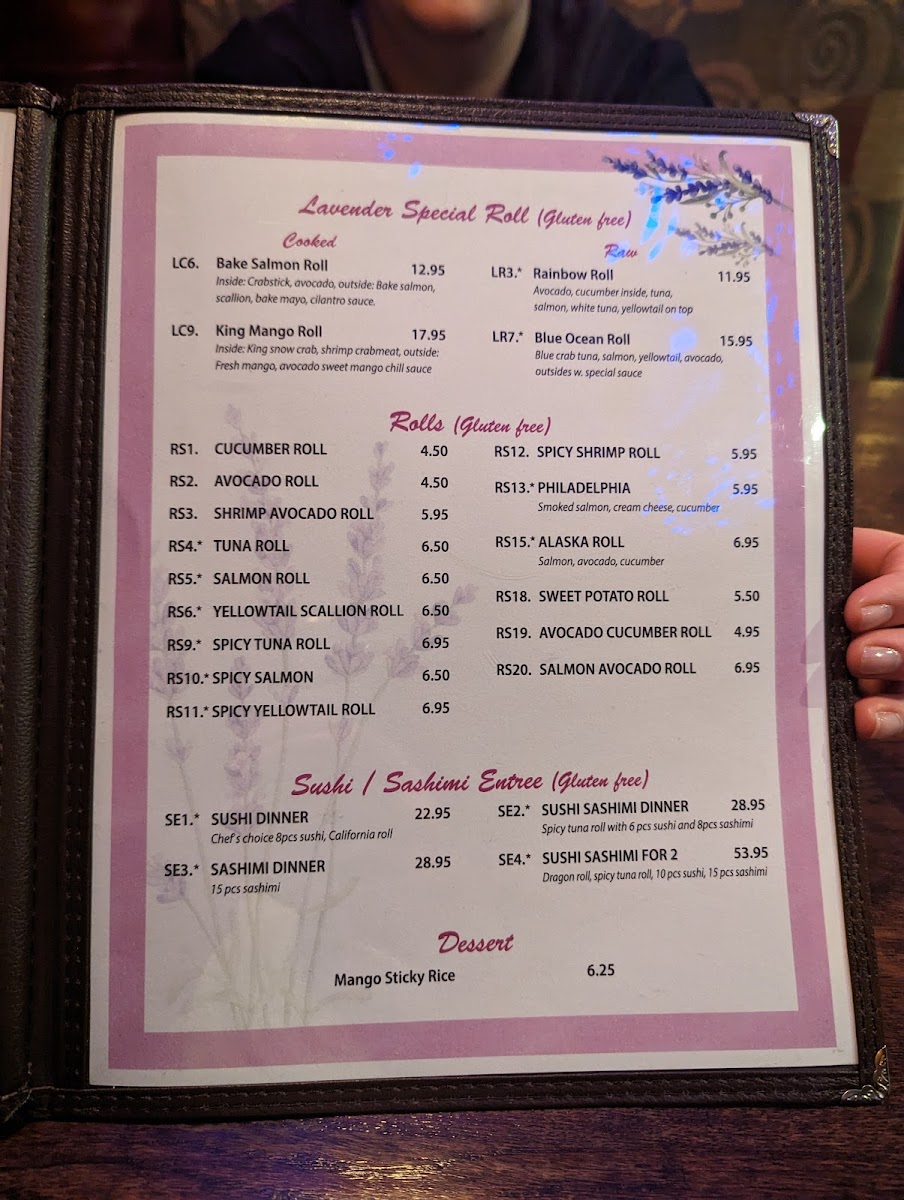 Menu Lavender Asian Bistro-5
