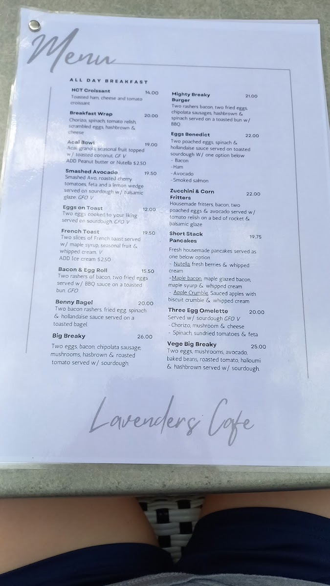 Menu Lavenders Cafe-2