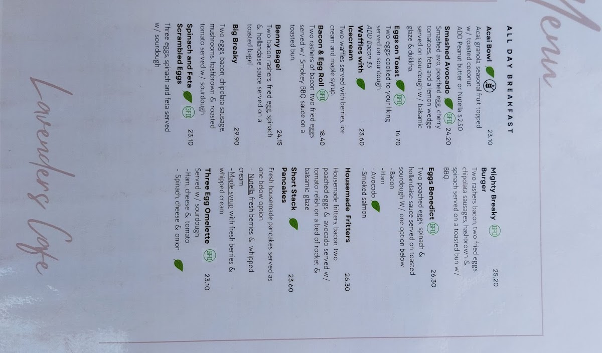 Menu Lavenders Cafe-5