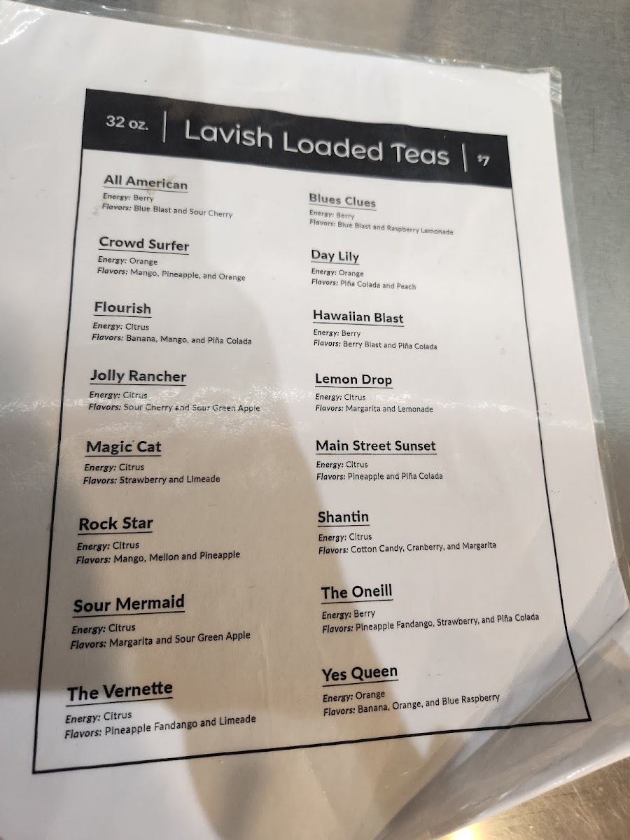 Menu Lavish Coffee Bar-1