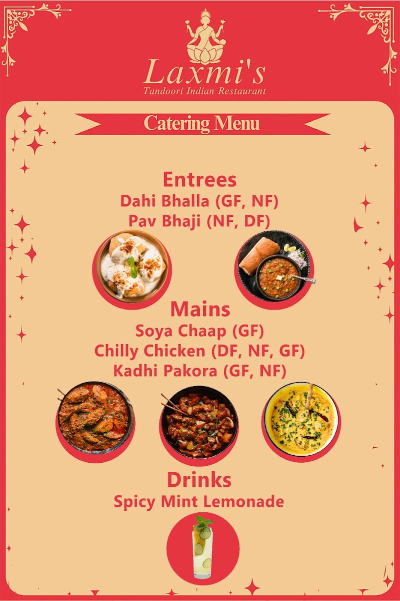 Menu Laxmi's Tandoori Indian Restaurant-6