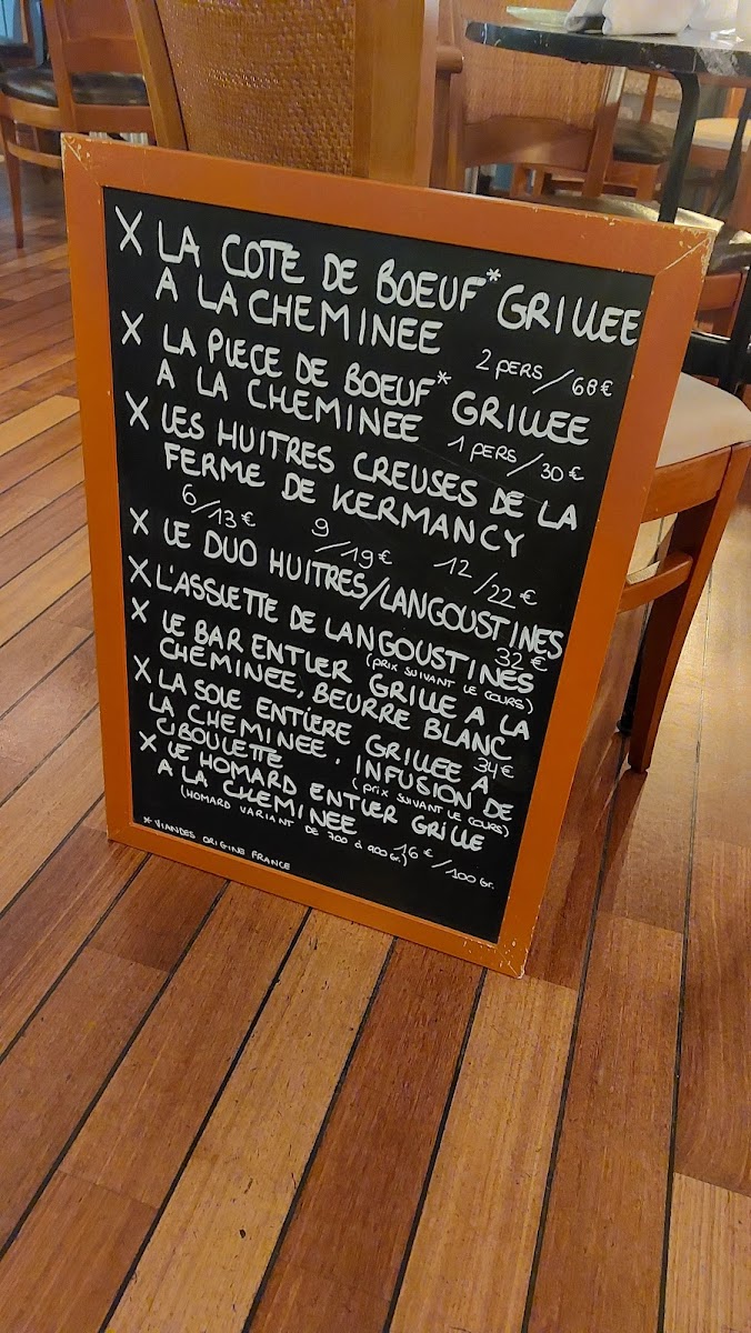 Menu L'azimut La Trinité Sur Mer-1
