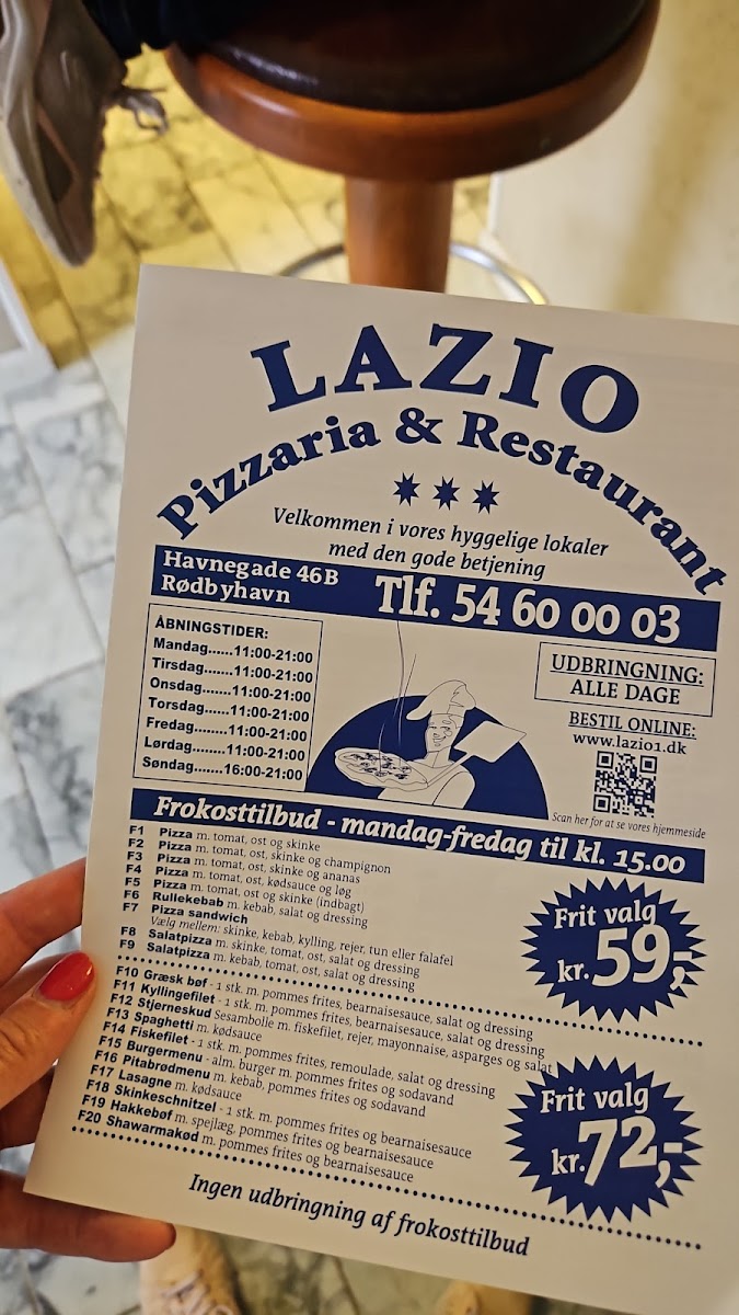 Menu Lazio Pizzeria Og Restaurant-6