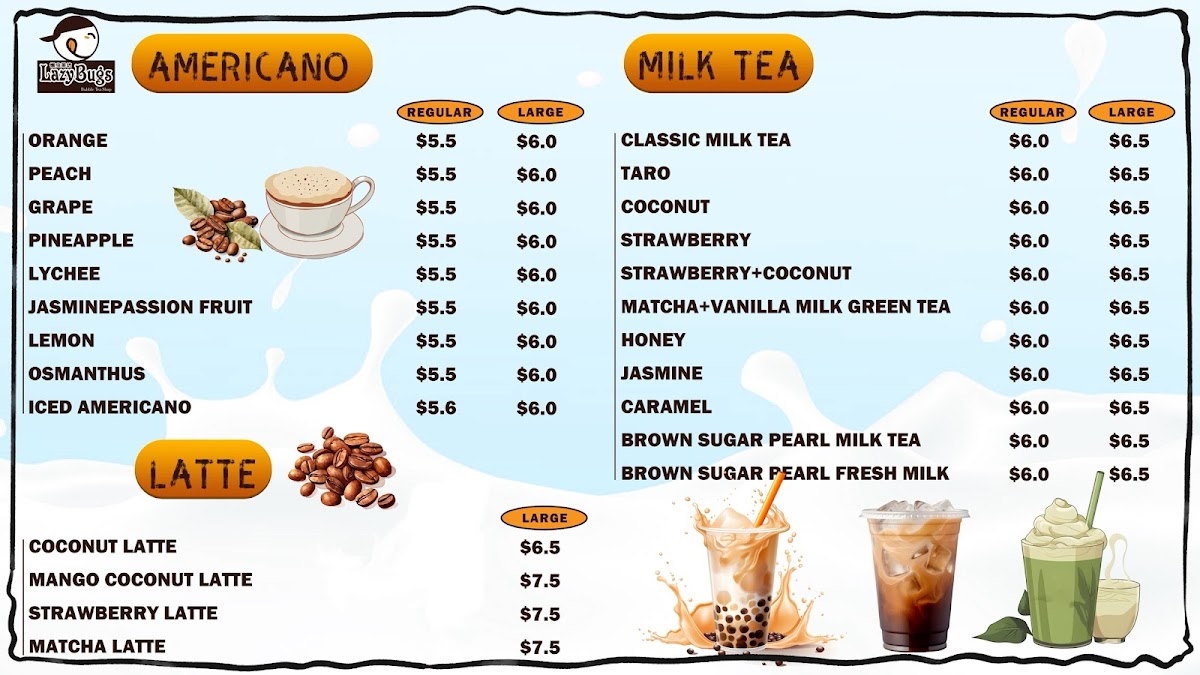 Menu Lazy Bugs Bubble Tea-3