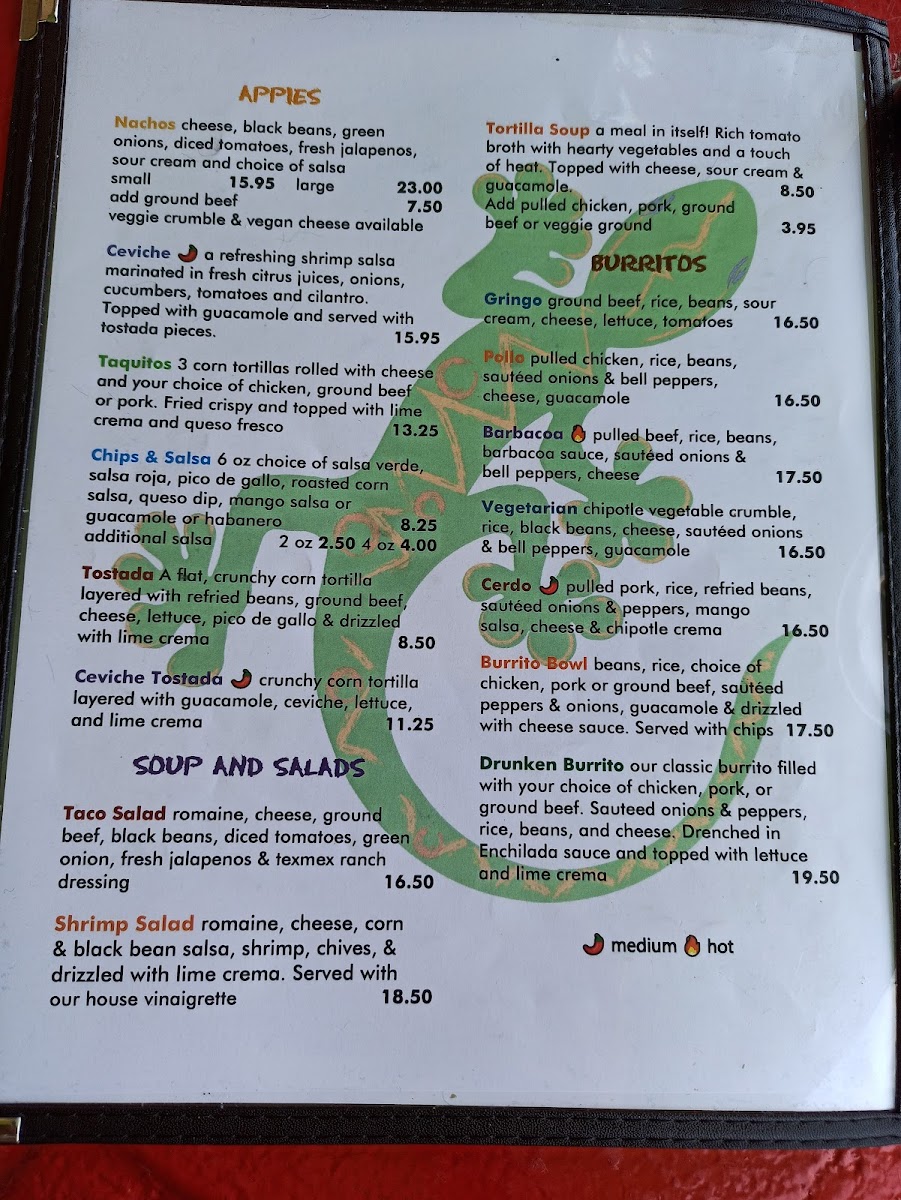 Menu Lazy Gecko The-4