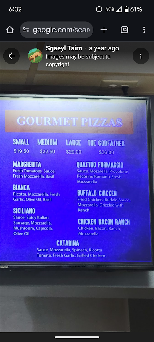 Menu Lazzara's Pizza & Subs-7