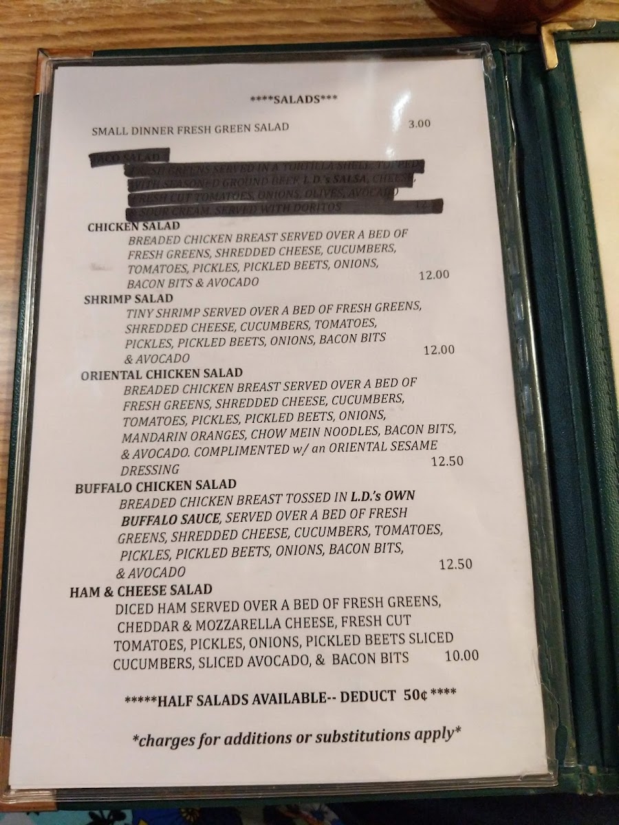 Menu L.d.’S Cafe-5