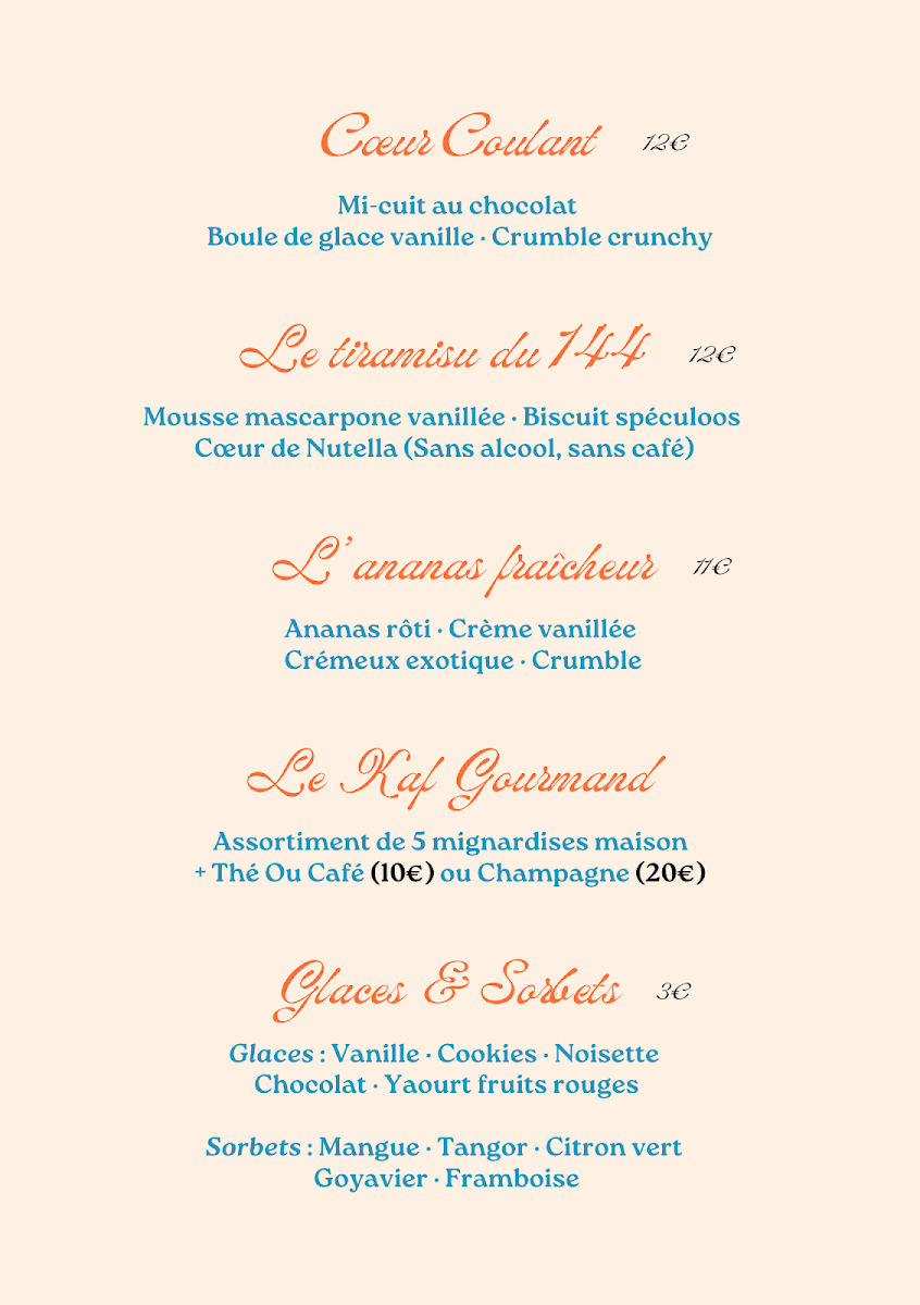 Menu Le 144-2