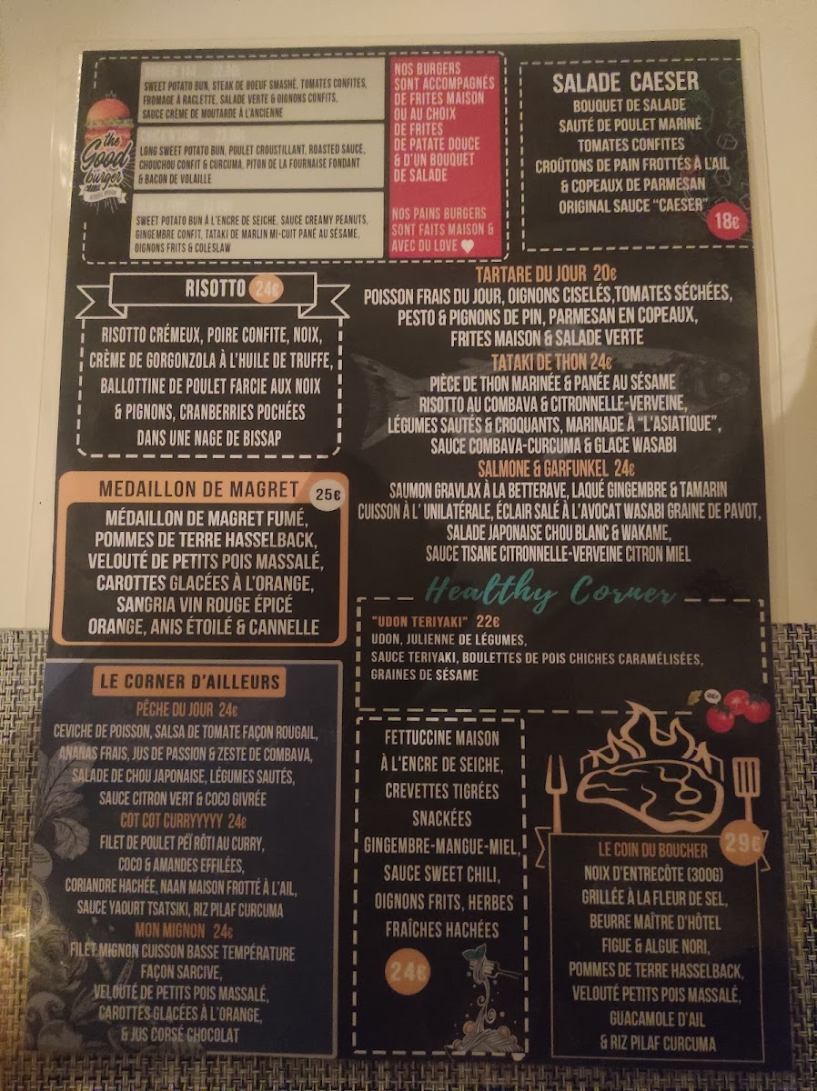 Menu Le 144-7