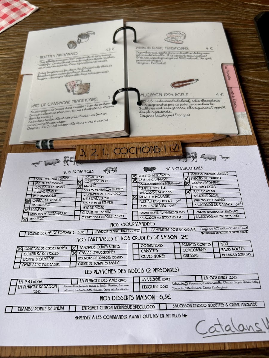 Menu Le 17.45 Rennes - Planches À Composer-2