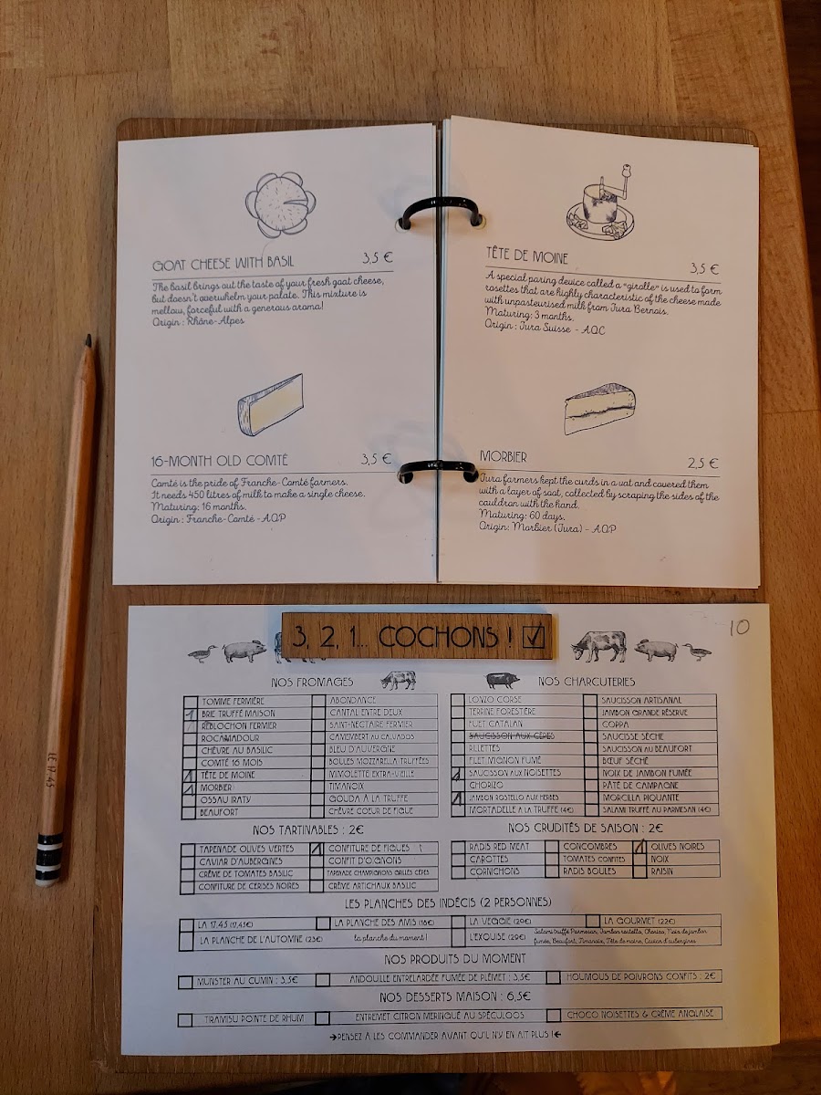 Menu Le 17.45 Rennes - Planches À Composer-5
