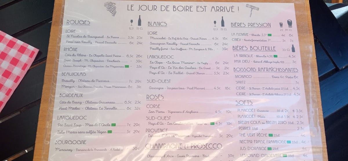 Menu Le 17.45 Rennes - Planches À Composer-7