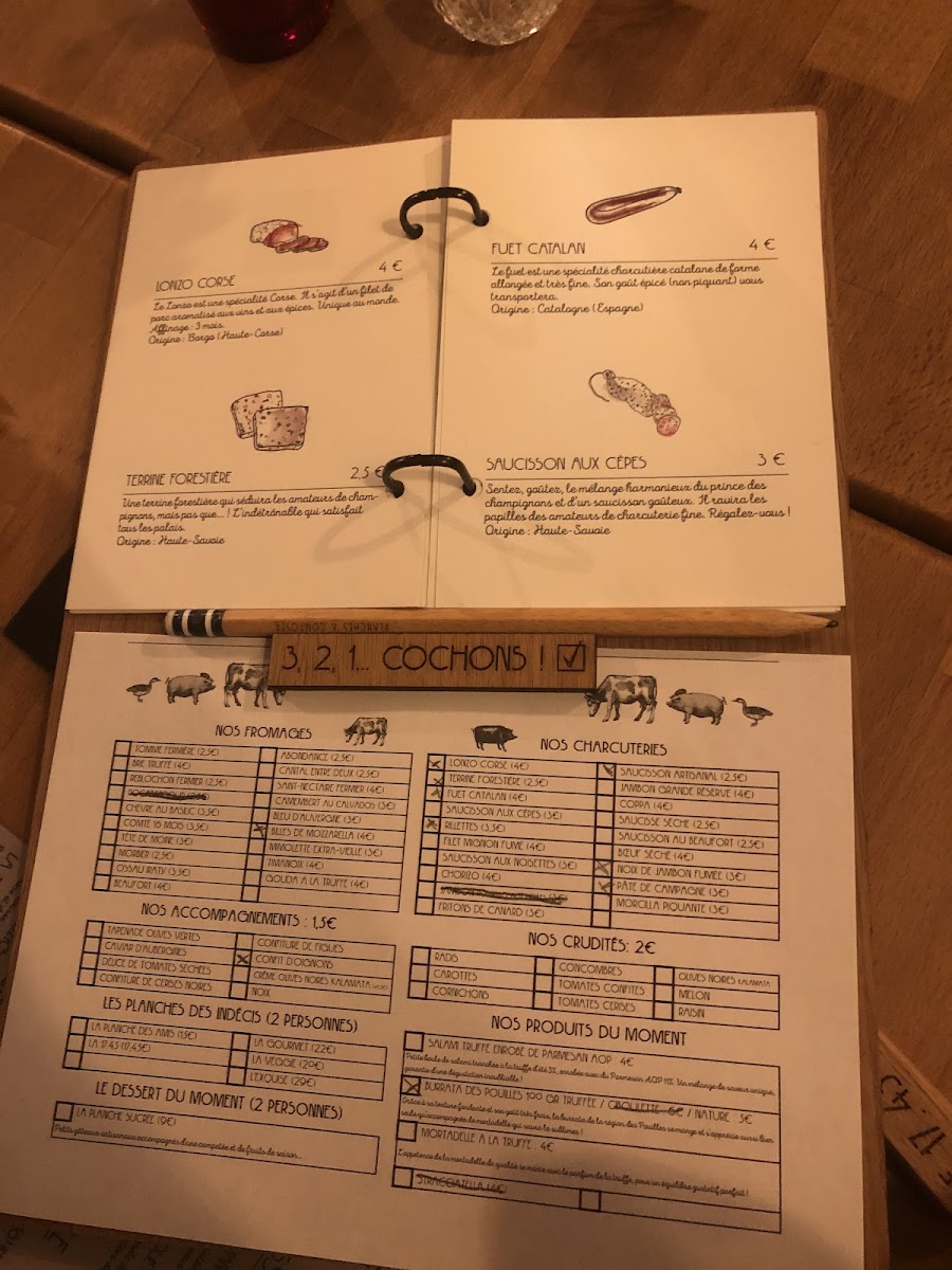 Menu Le 17.45 Rennes - Planches À Composer-8