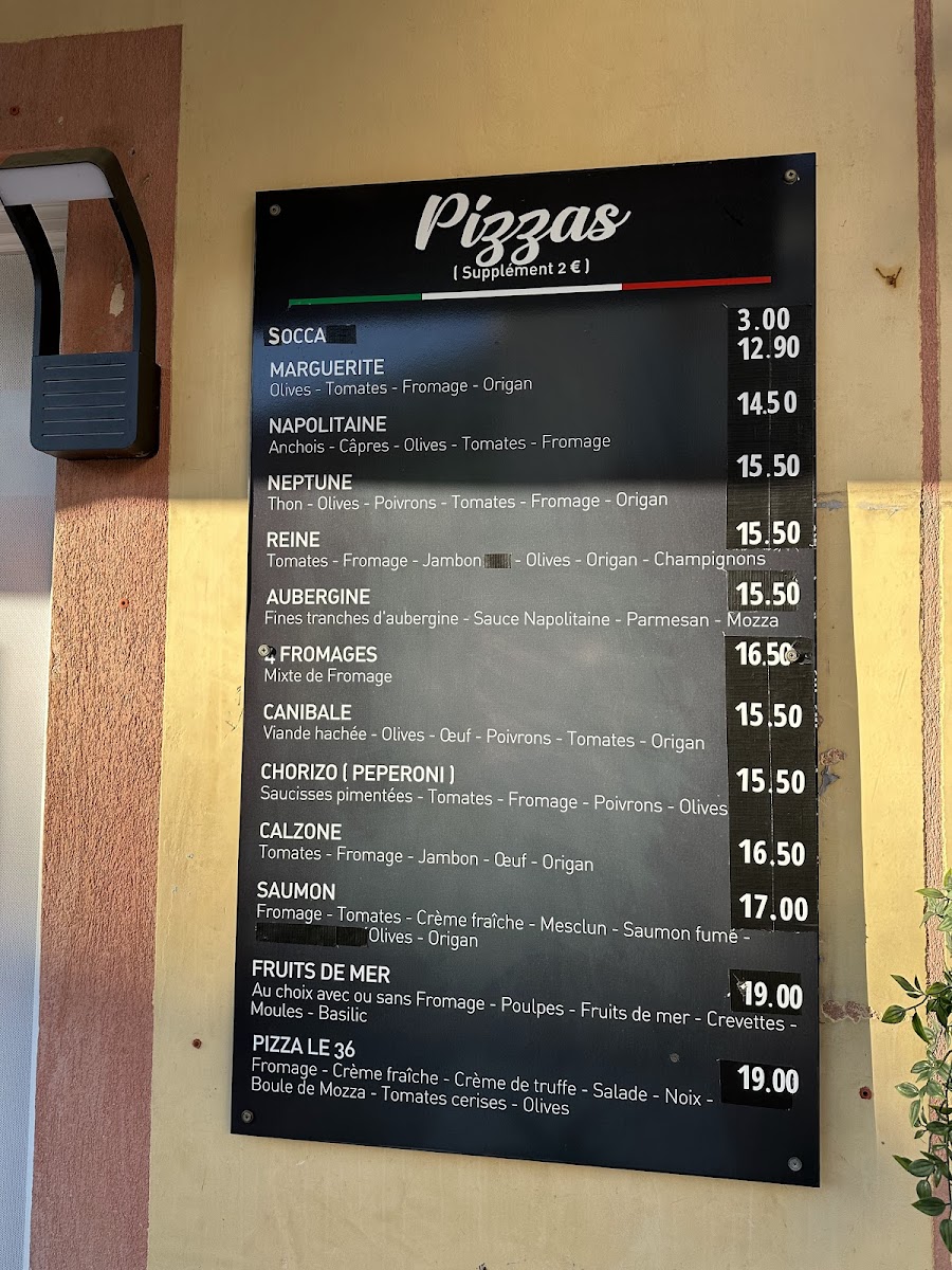Menu Le 36 Restaurant-6