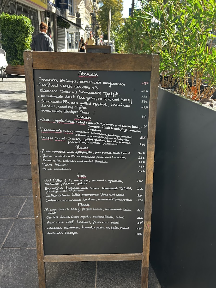 Menu Le 5 Amour - Restaurant Nice Libération-1