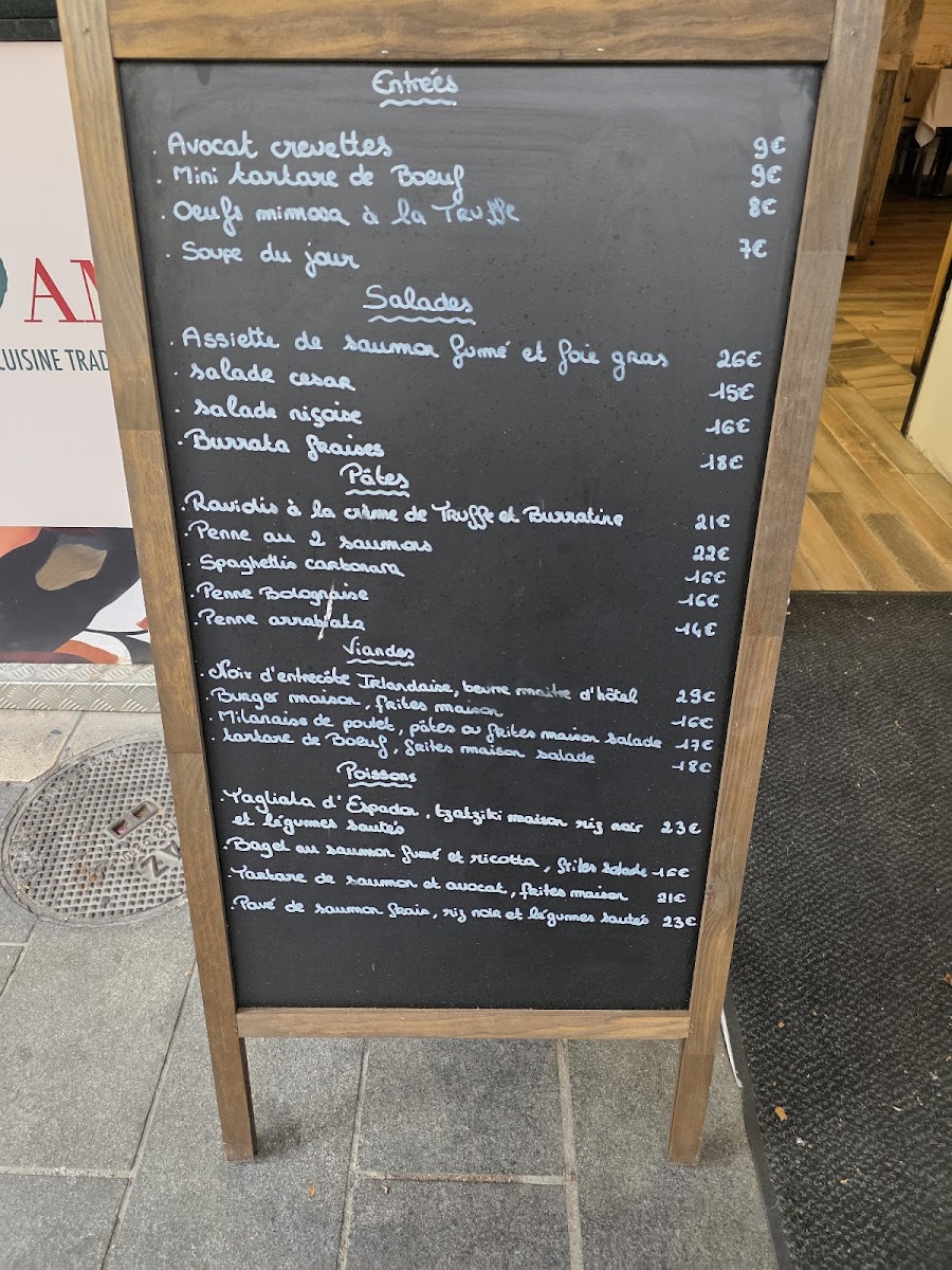 Menu Le 5 Amour - Restaurant Nice Libération-3
