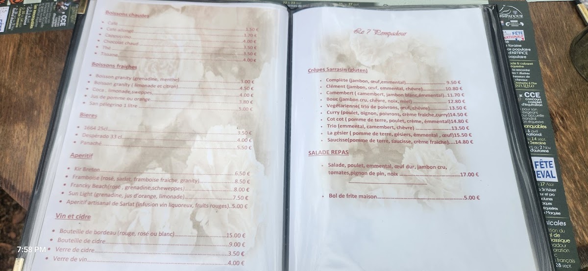 Menu Le 7 Pompadour-1