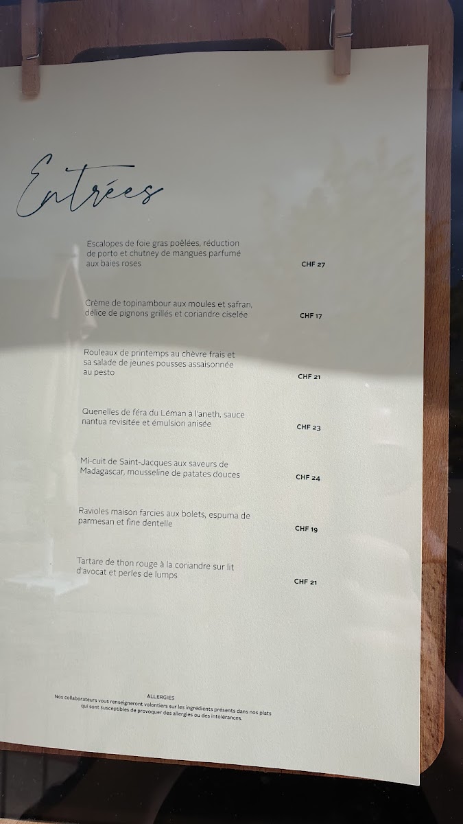 Menu Le 7Ième-9